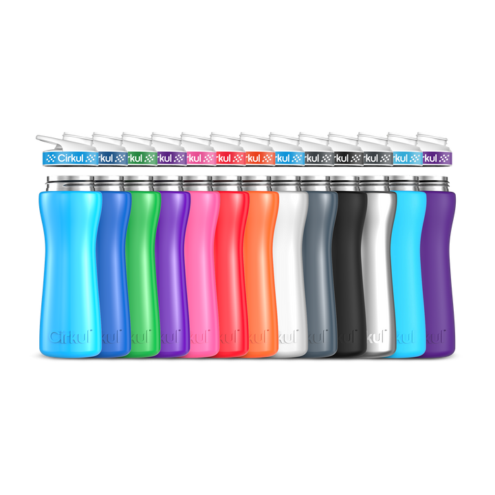 22oz. Stainless Steel Bottle & Comfort Grip Lid M8