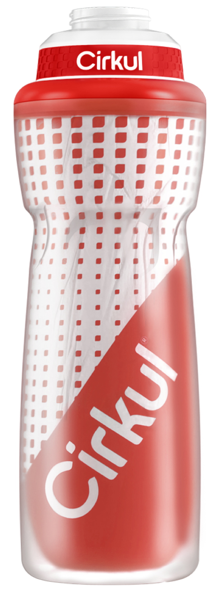 32oz. Insulated Squeeze Plastic Bottle & Sport Lid